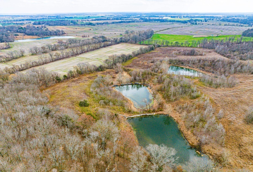 View of rural area with a nearby body of water