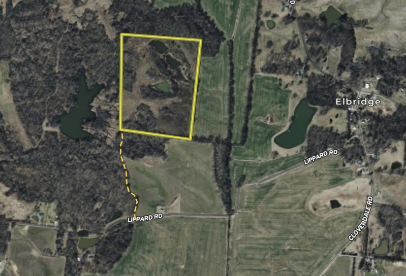 Map / location featuring property boundaries highlighted