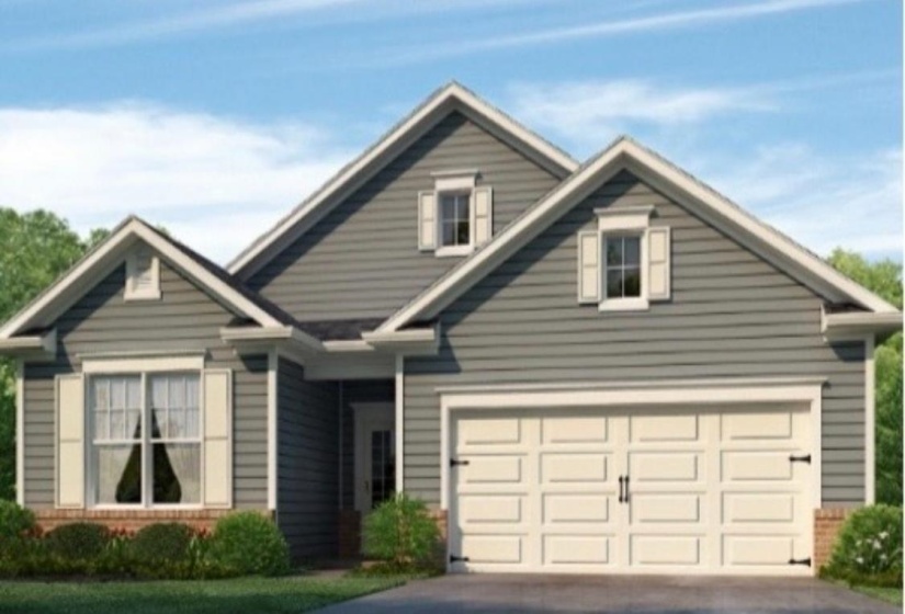 View of front facade featuring concrete driveway