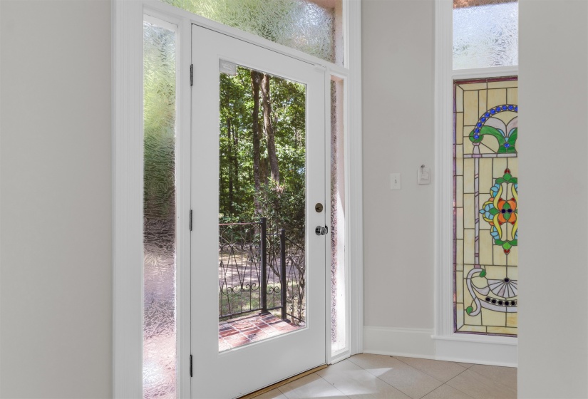 Entryway featuring tile patterned floors