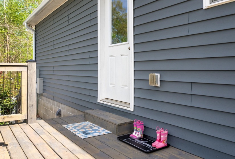 View of deck