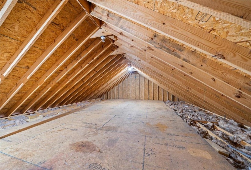 View of attic