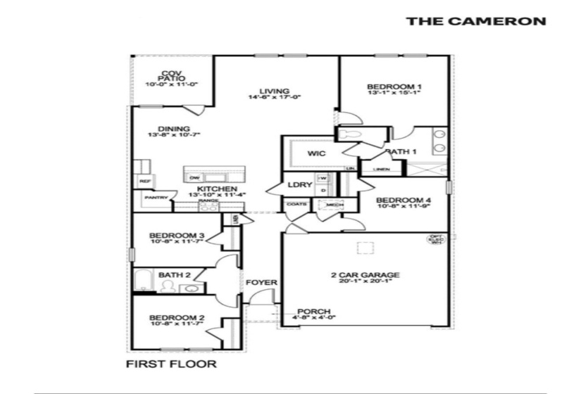 View of home floor plan