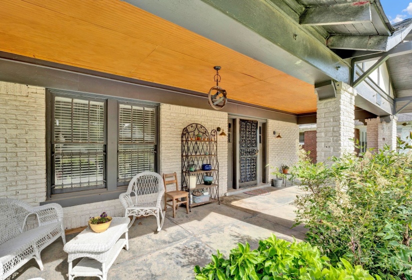 View of patio