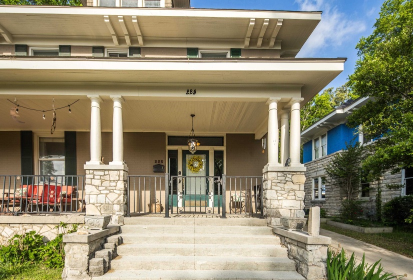 Entrance to property with covered porch