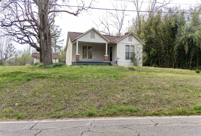 View of front of house with covered porch