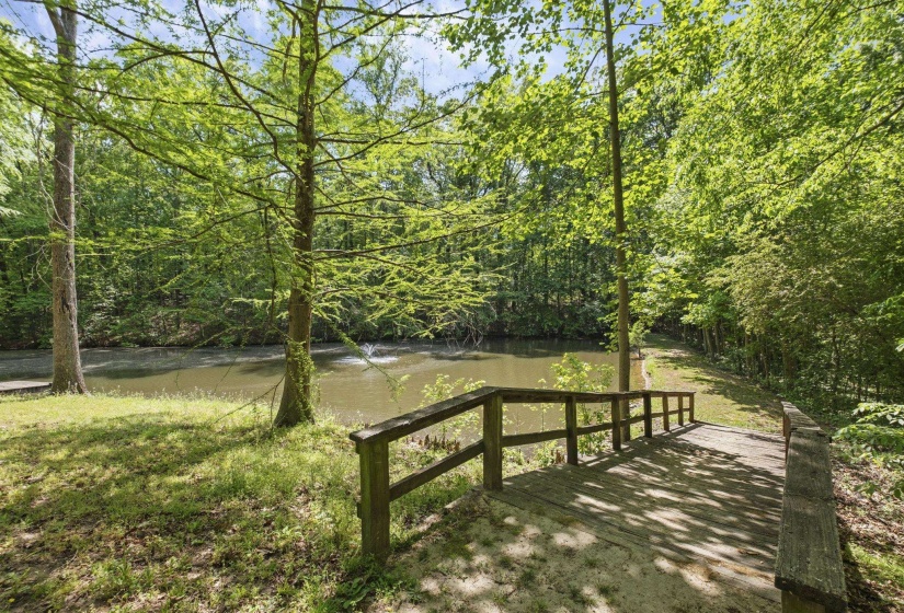 View of property's community with a water view