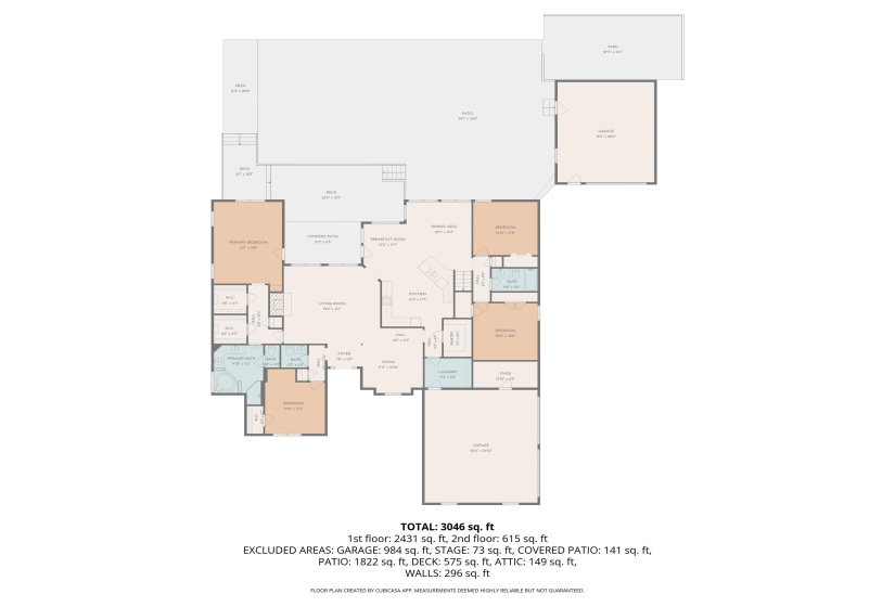 View of floor plan / room layout