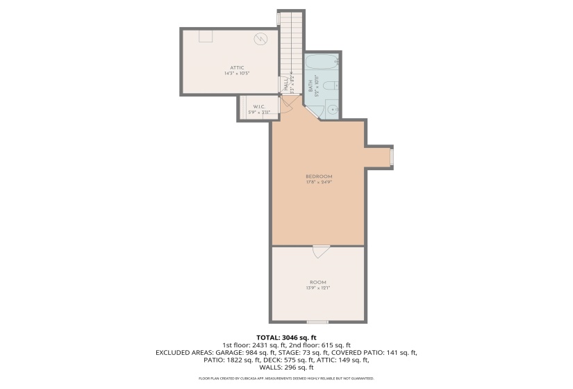View of home floor plan