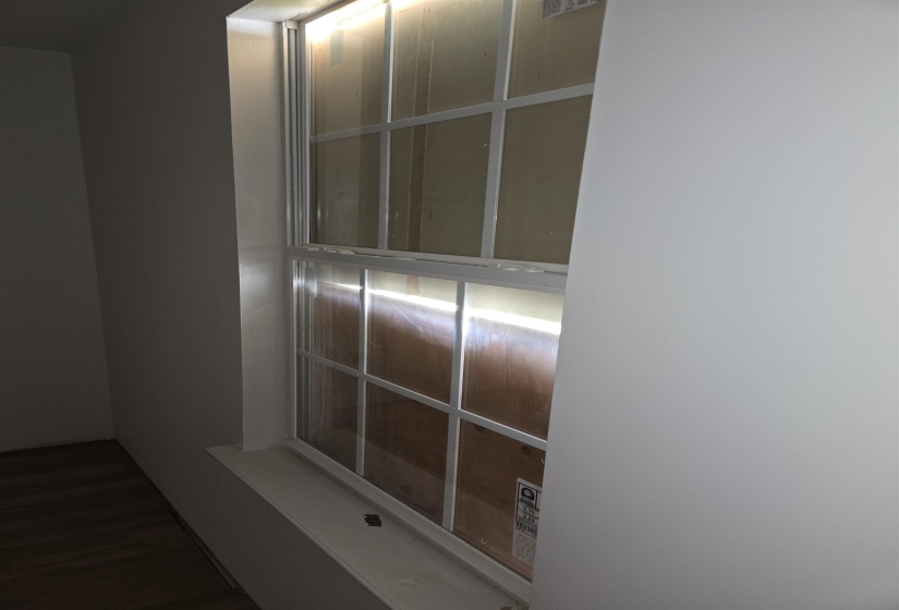 Detailed view of wood finished floors