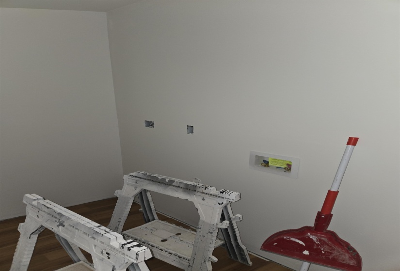 Laundry area with hookup for a wash and dryer