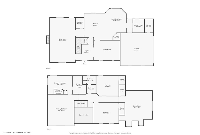 337 REVELL CV, Collierville, Tennessee 38017, 4 Bedrooms Bedrooms, 7 Rooms Rooms,2.1 BathroomsBathrooms,Residential,For Sale,REVELL,10219633