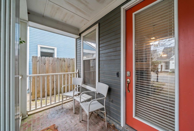 View of exterior entry