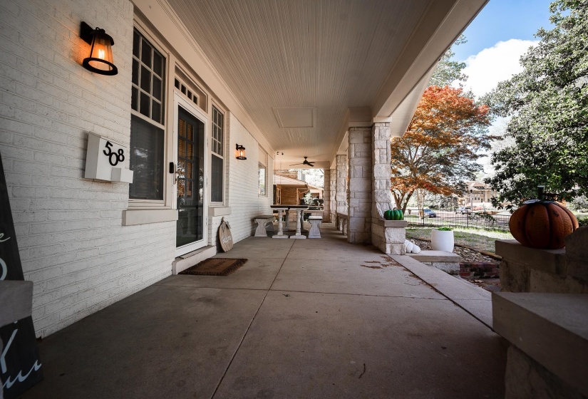 View of porch