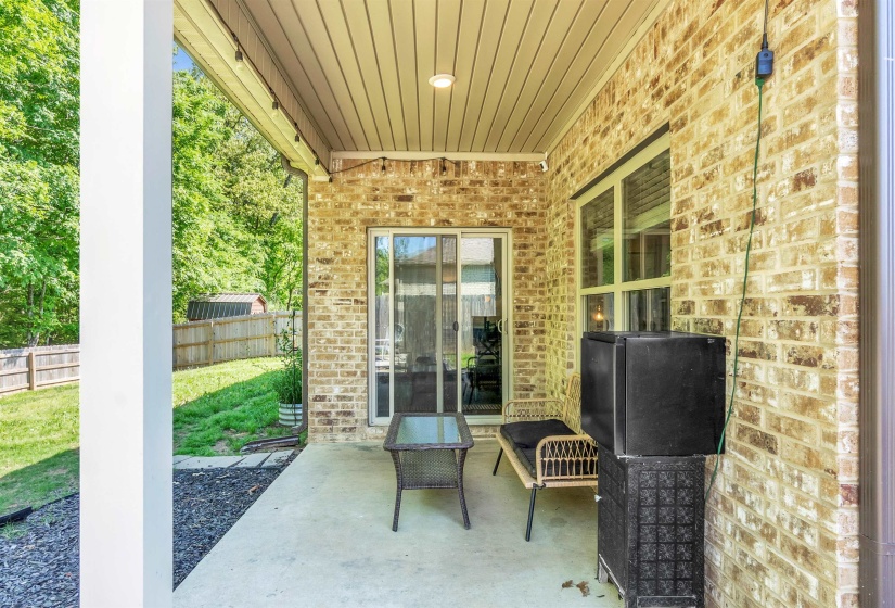 View of patio