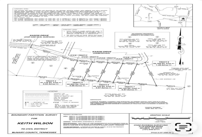 TRACT 8 KASON DR, Stantonville, Tennessee 38315, ,Land,For Sale,KASON,10219803