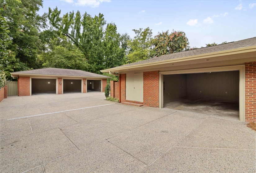 YES—Five Covered Parking Spaces! Plus, the Double   Garage Includes an Incredible Studio/Workshop Offering Flexible Space to Suit Your Needs.