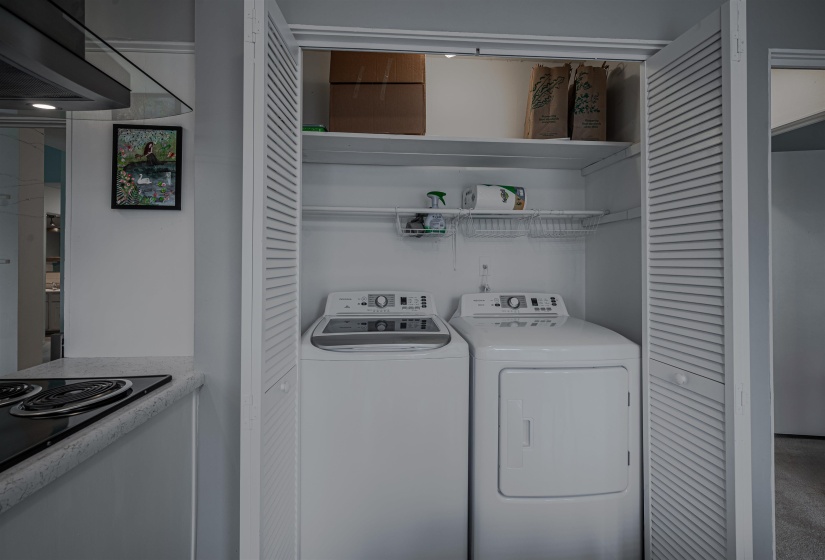 Laundry room featuring washer / clothes dryer