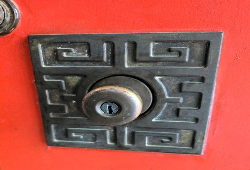 An “of-the-era” doorknob welcomes you and your guests to this unique and special opportunity home!