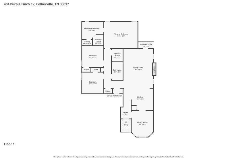 404 PURPLE FINCH CV, Collierville, Tennessee 38017, 3 Bedrooms Bedrooms, 5 Rooms Rooms,2 BathroomsBathrooms,Residential,For Sale,PURPLE FINCH,10219866