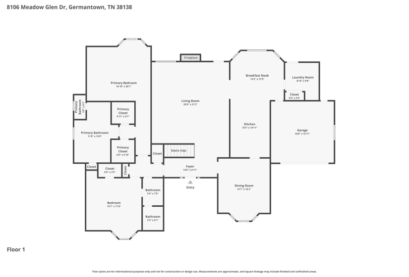 8106 MEADOW GLEN DR, Germantown, Tennessee 38138, 4 Bedrooms Bedrooms, 7 Rooms Rooms,3 BathroomsBathrooms,Residential,For Sale,MEADOW GLEN,10219871