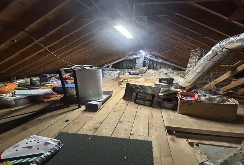 View of attic