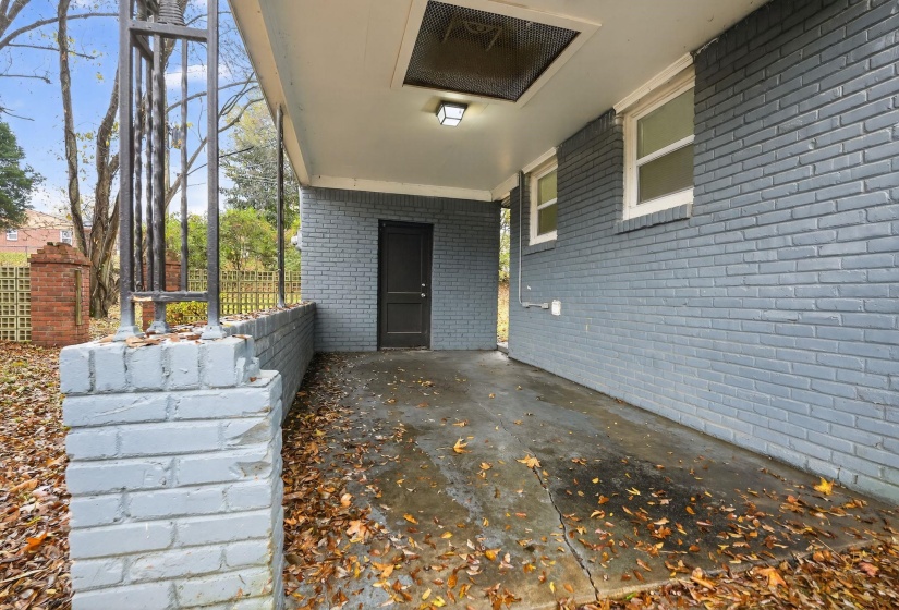 View of patio