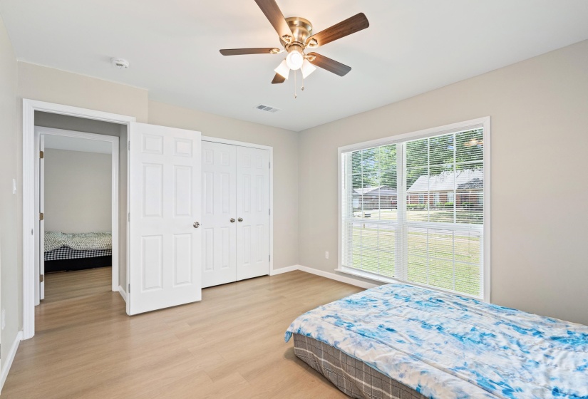 Spacious primary bedroom