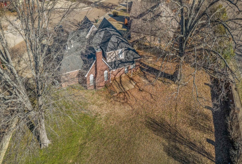 Aerial view of property and surrounding area