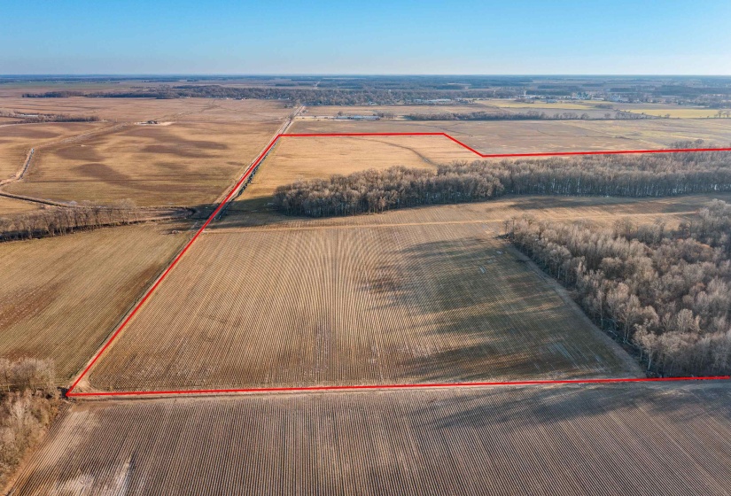 Aerial view featuring a rural view