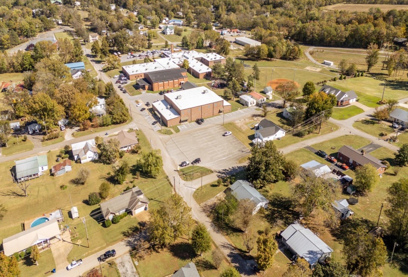 View of property location with nearby suburban area