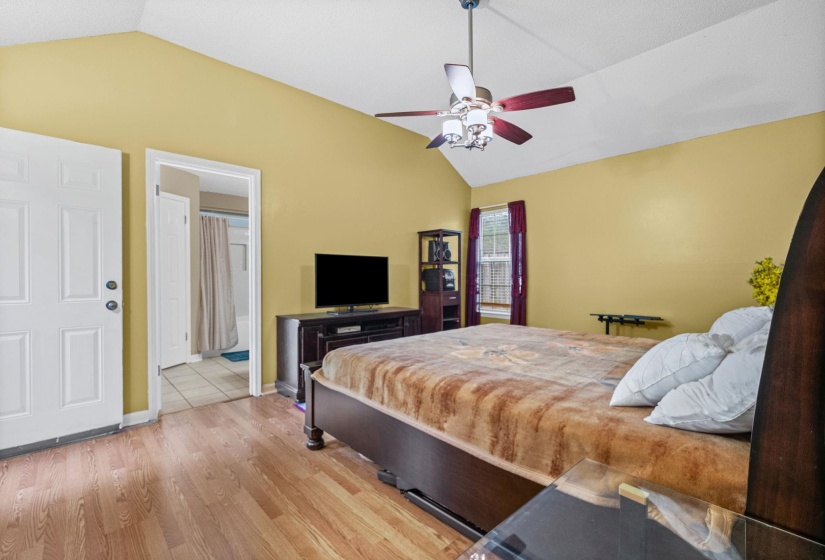 Spacious with its own patio access, high ceilings