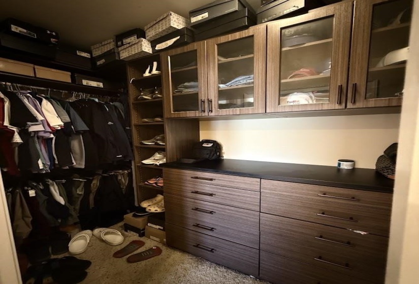 View of spacious closet