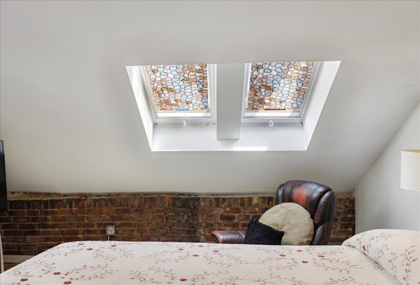 Detailed view of a skylight