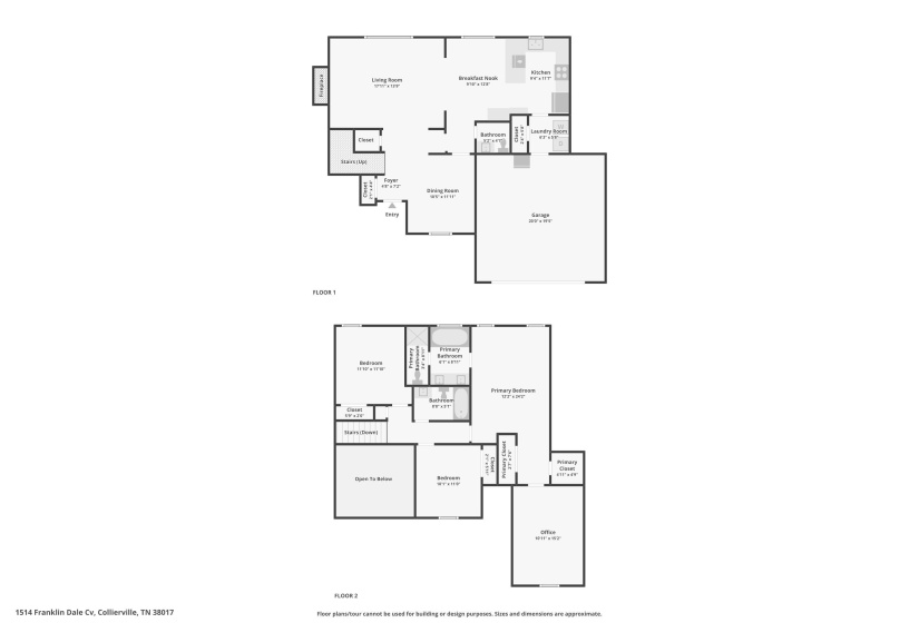1514 FRANKLIN DALE CV, Collierville, Tennessee 38017, 3 Bedrooms Bedrooms, 7 Rooms Rooms,2.1 BathroomsBathrooms,Residential,For Sale,FRANKLIN DALE,10220664