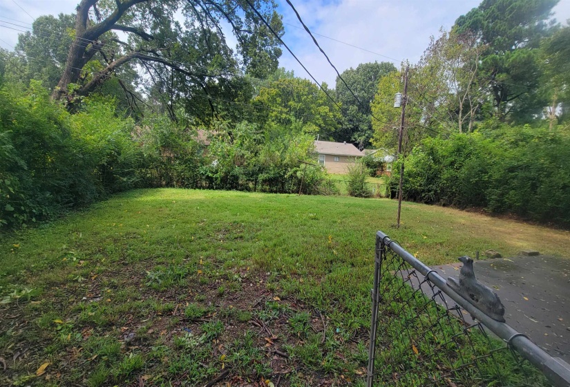 View of yard