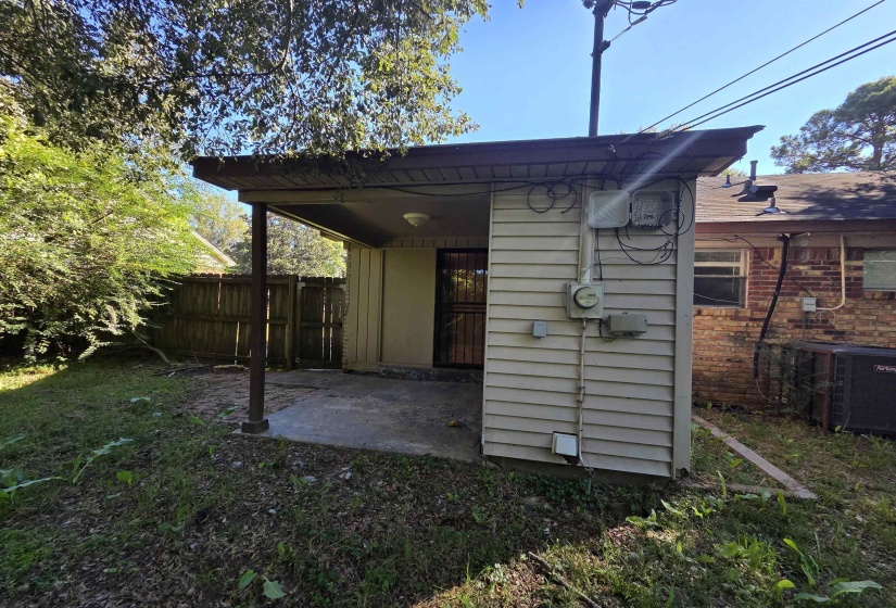 View of outdoor structure