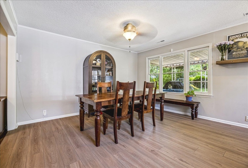 Large Dining Area is perfect for entertaining and gatherings.