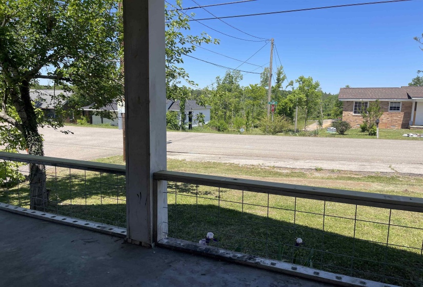 View from front porch