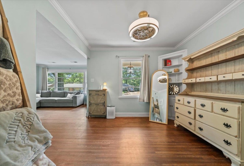 Beautiful real hardwood floors.