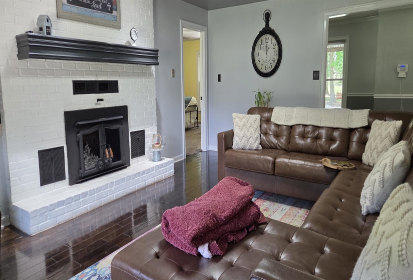Wood Burning Fireplace