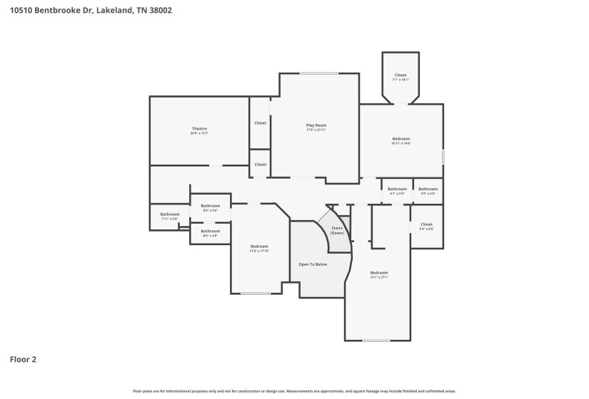 10510 BENTBROOKE DR, Lakeland, Tennessee 38002, 5 Bedroom Bedrooms, 10 Room Rooms,4.1 BathroomBathrooms,Residential,For Sale,BENTBROOKE,0,10221111