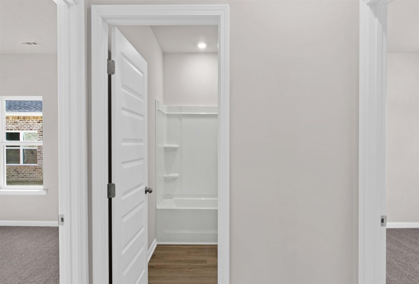 Walk in closet featuring carpet