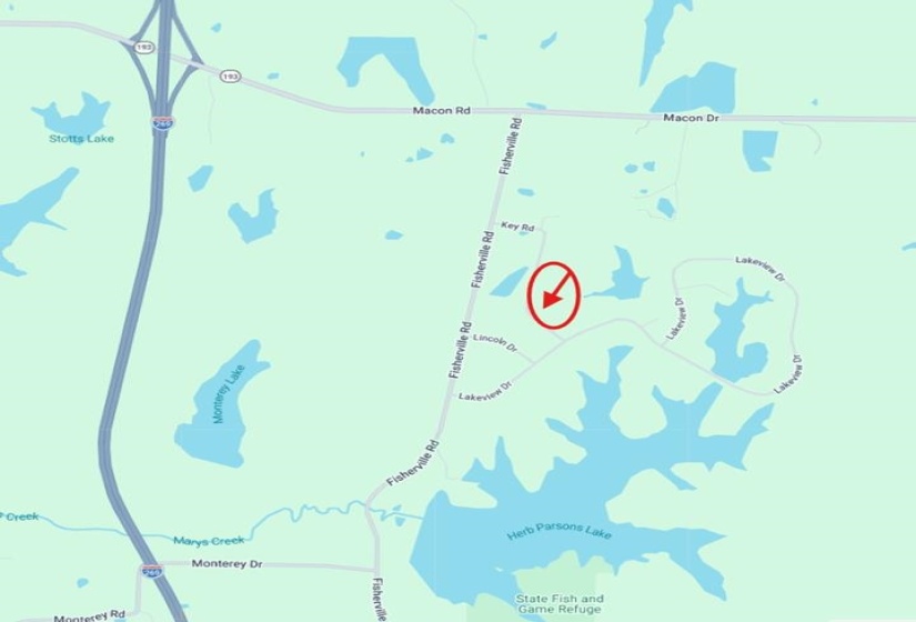 Map of property location