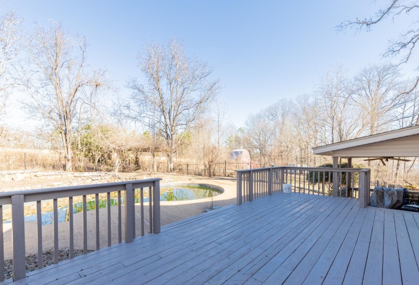 View of deck