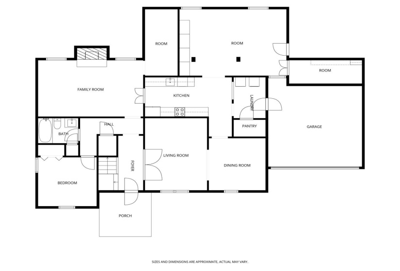 View of floor plan / room layout