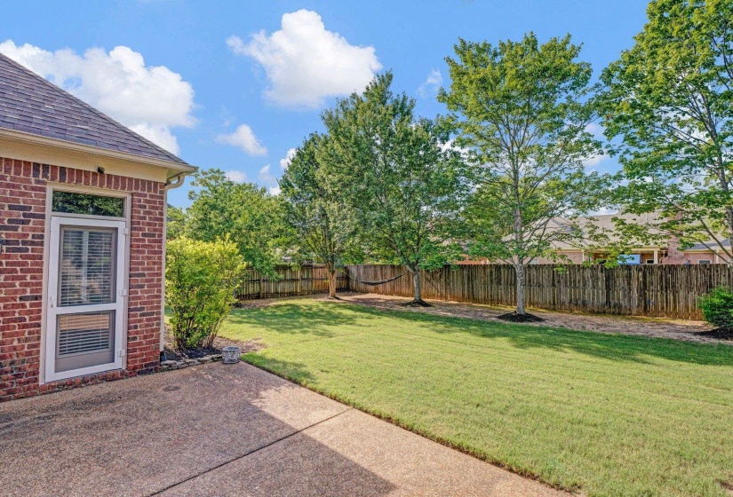 View of yard with a patio area