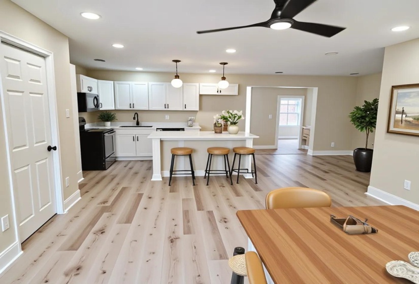 Stage open kitchen concept