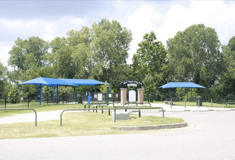 View of community dog park