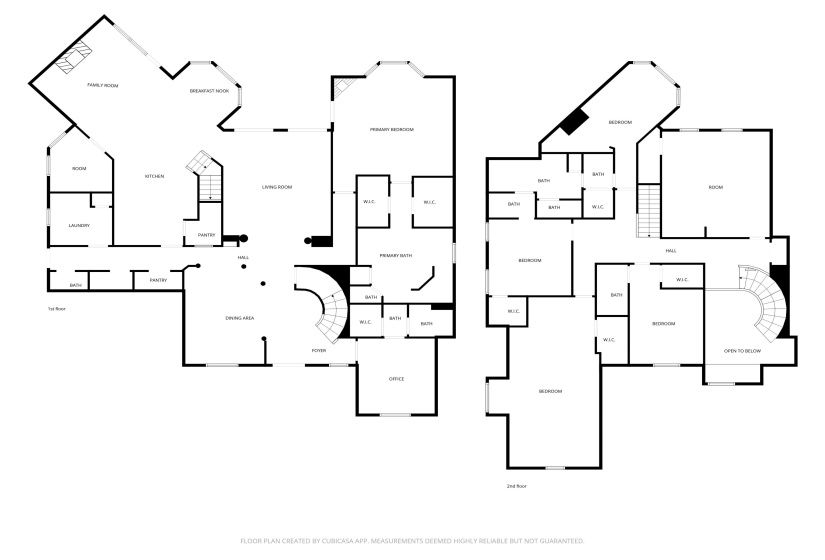 Thoughtfully Designed Two-Story Floor Plan with spacious Living Areas, main-level Primary Suite, private Office, and well-separated Bedrooms—plus flexible Upstairs Bonus/Media space.